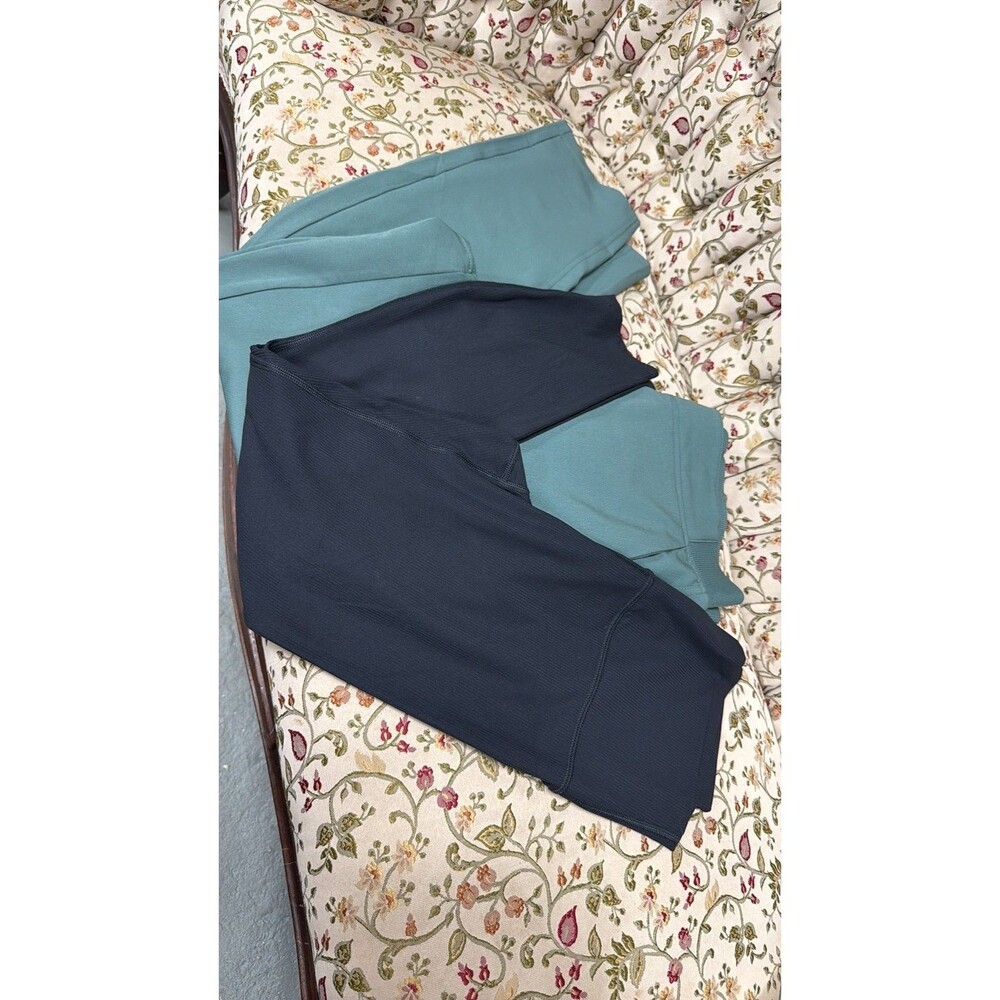 Set of 2 All In Motion High-Rise 7/8 Leggings - Black & Sage Green